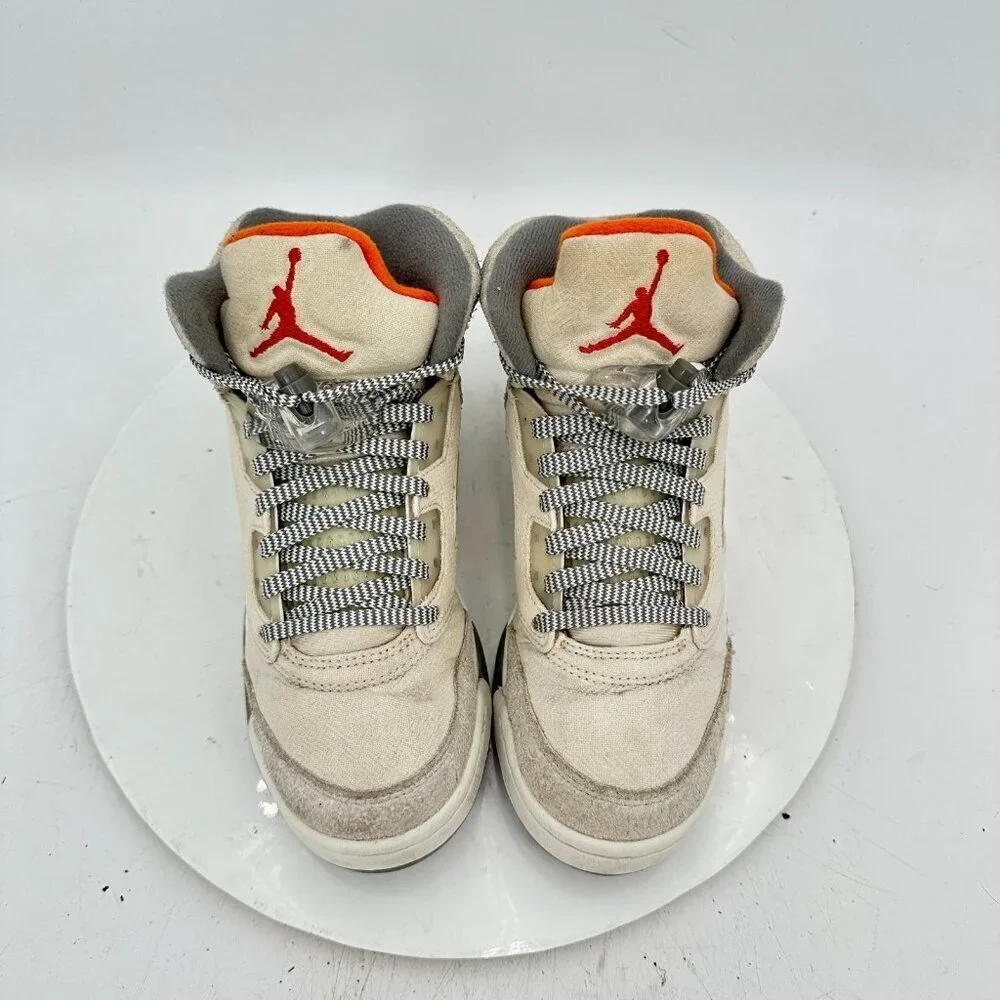 Nike Air Jordan 5 Retro Youth Size 4Y Women 5.5 FD9220-180 Light Brown Shoes